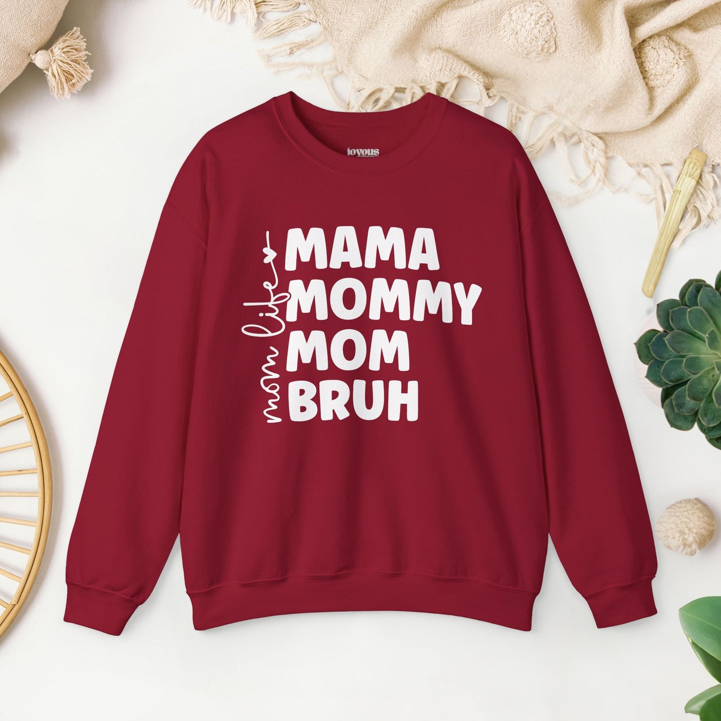 Mom Life Sweatshirt - Mama Crewneck Pullover