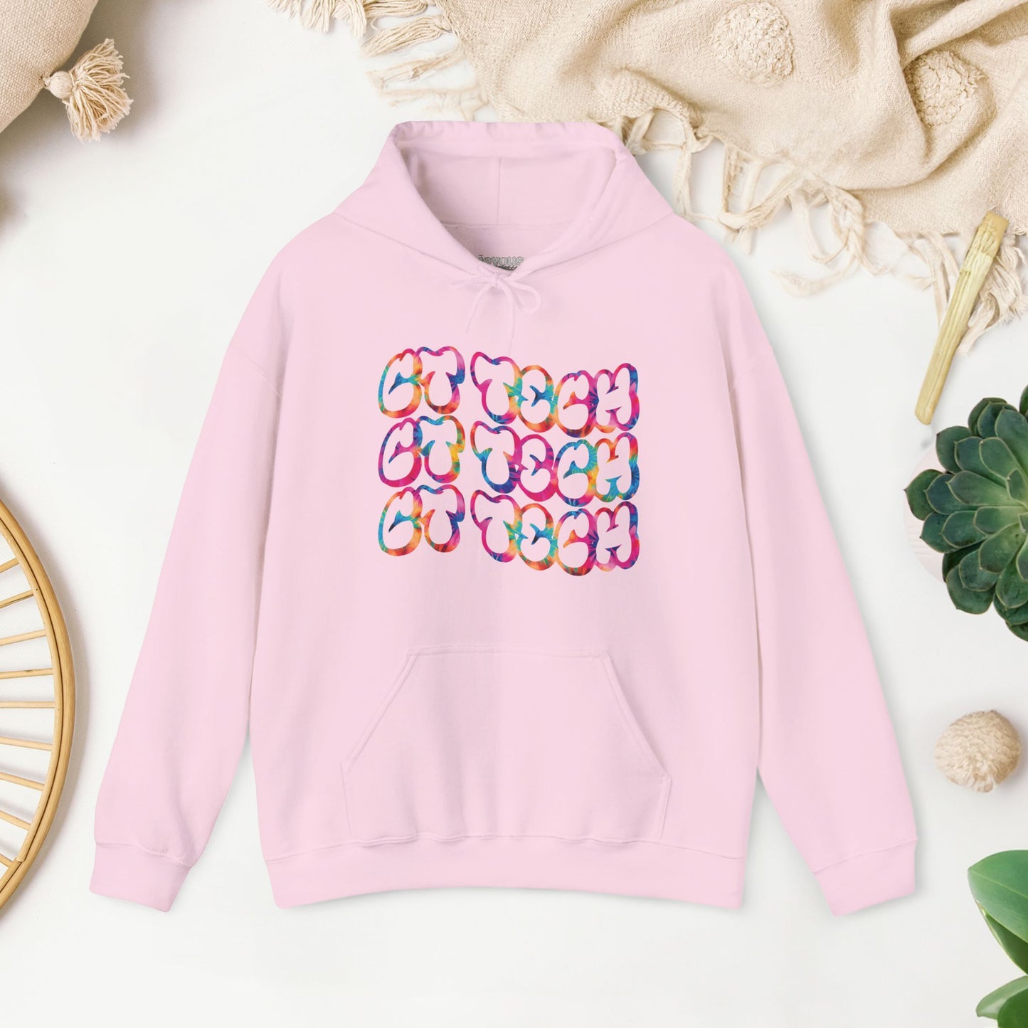 Tie Dye Groovy CT Tech Hoodie - CT Technologist Hoodie