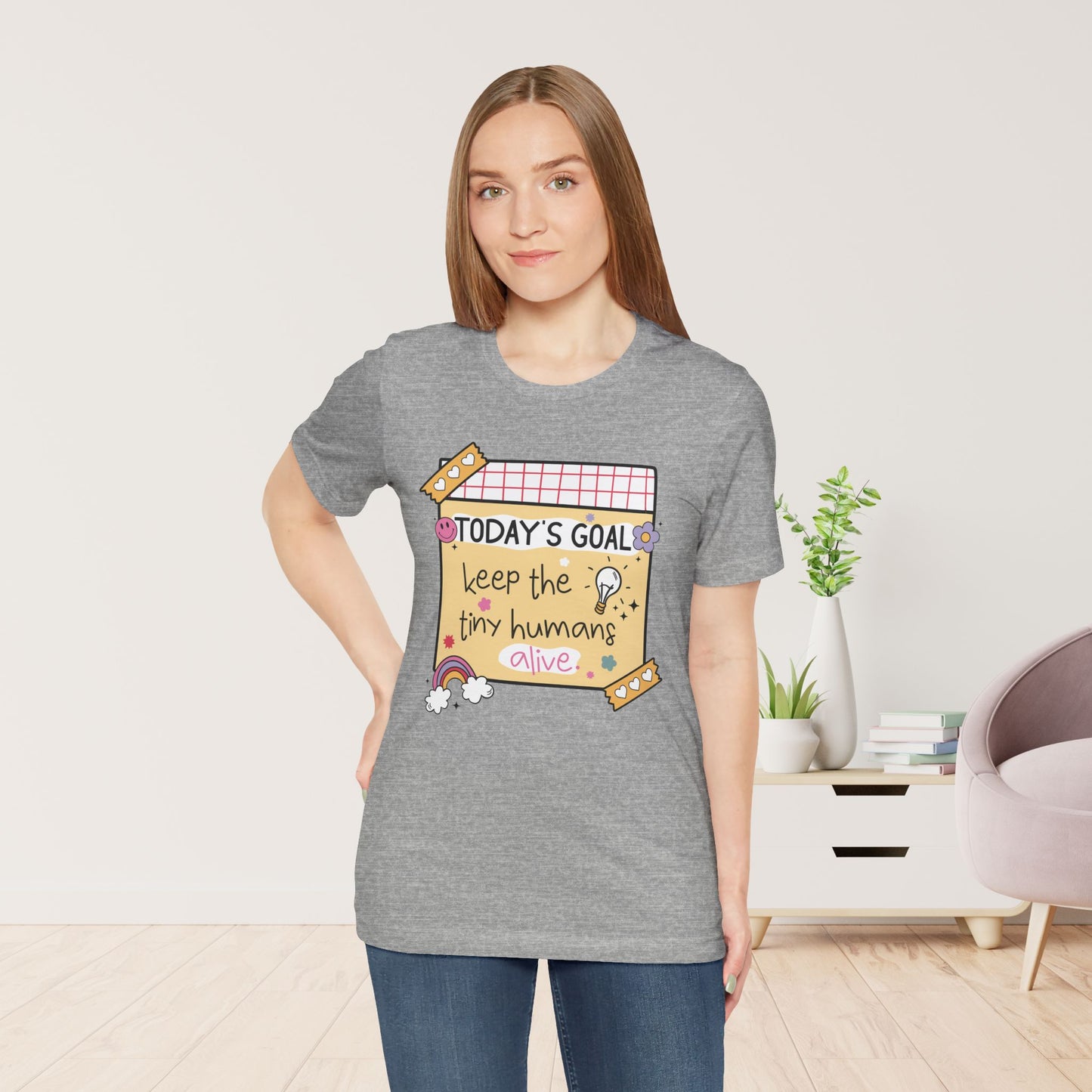 Trendy Motivational Teacher Soft Cotton Tee