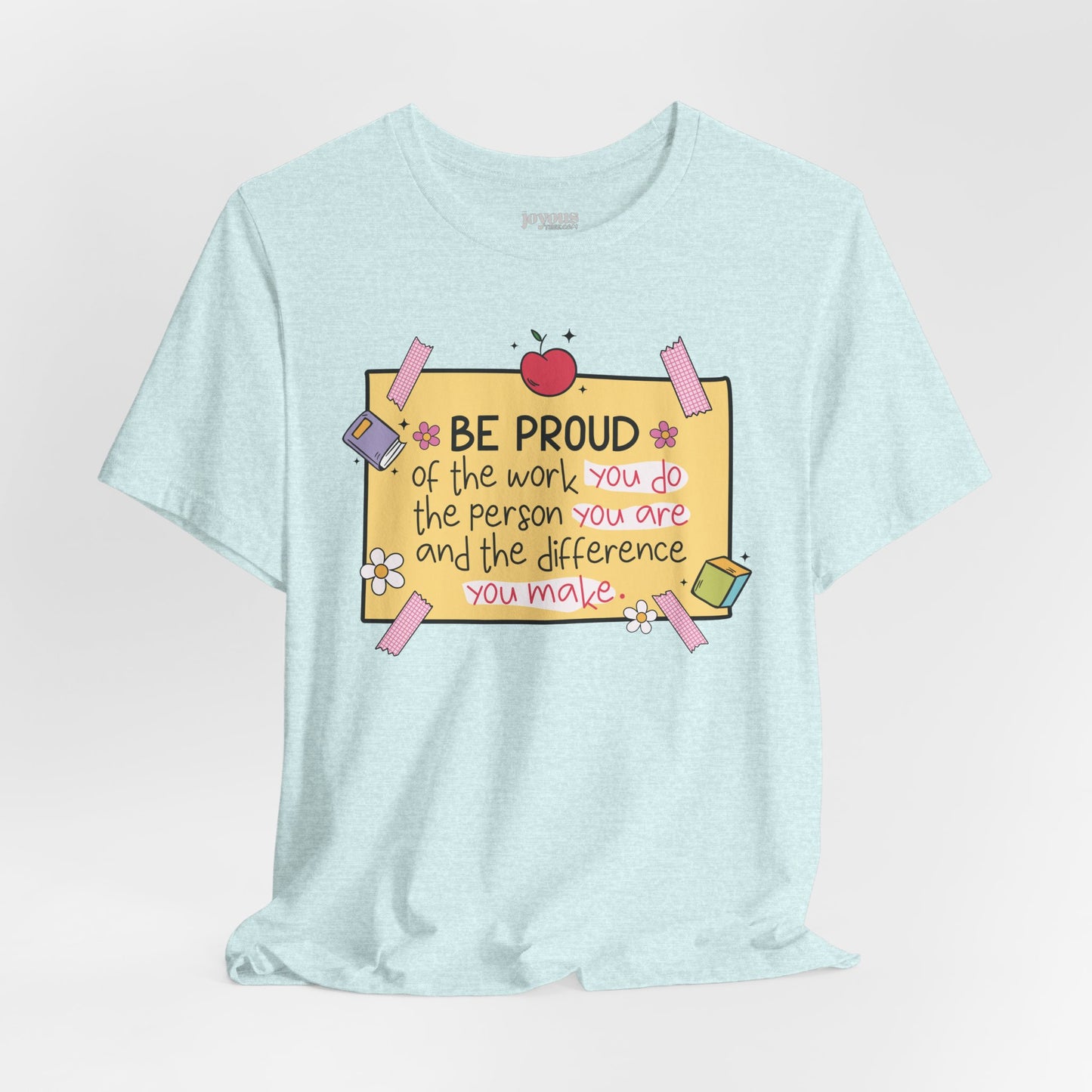 Trendy Motivational Teacher Soft Cotton Tee