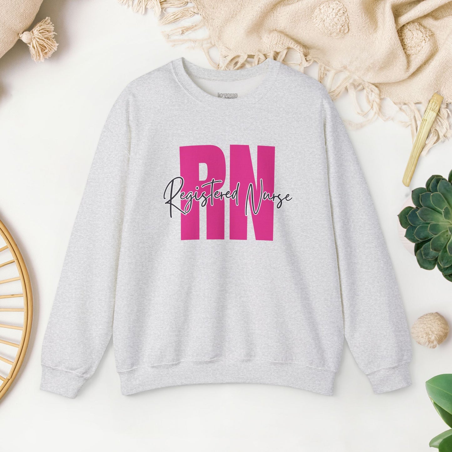 Pink Registered Nurse Sweatshirt