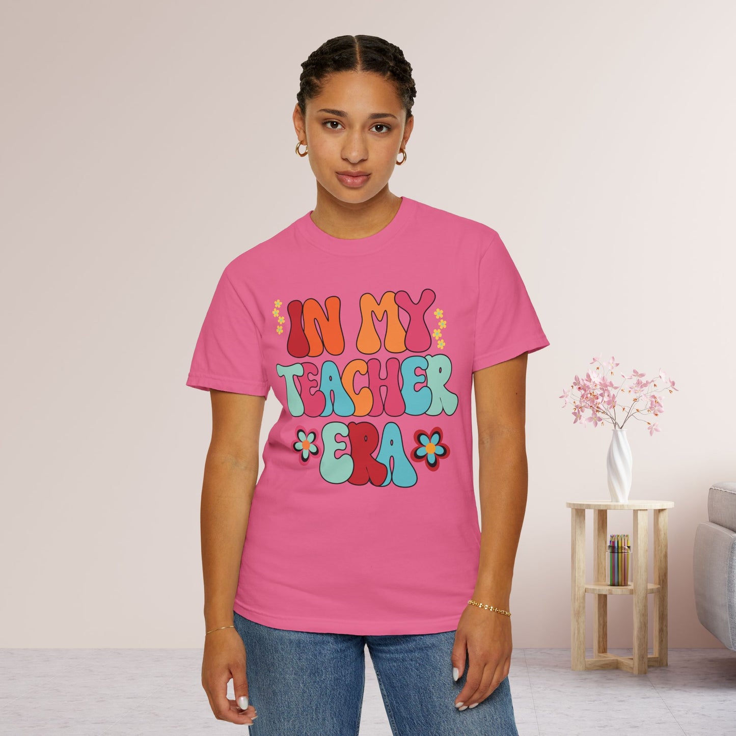 In My Teacher Era Comfort Colors Teacher Shirt