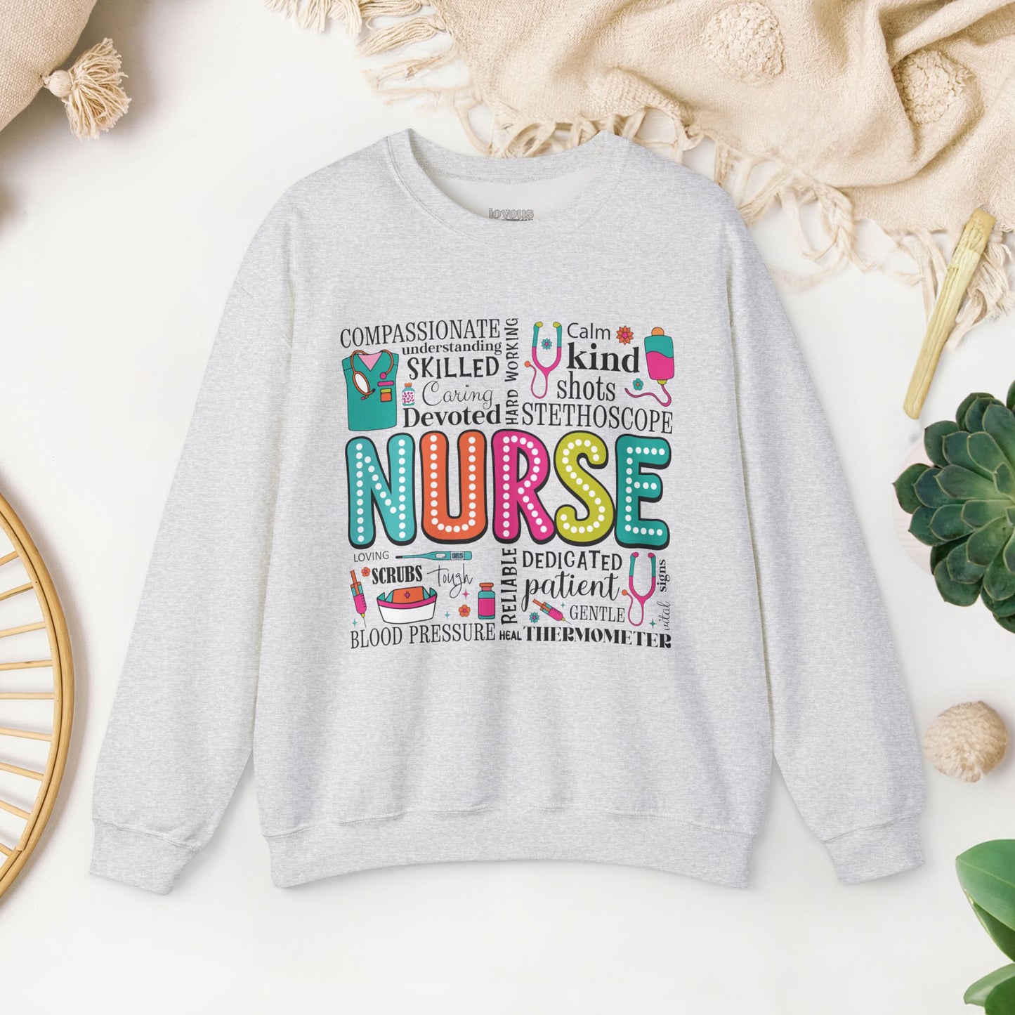 Trendy Nurse Sweatshirt for Registered Nurse