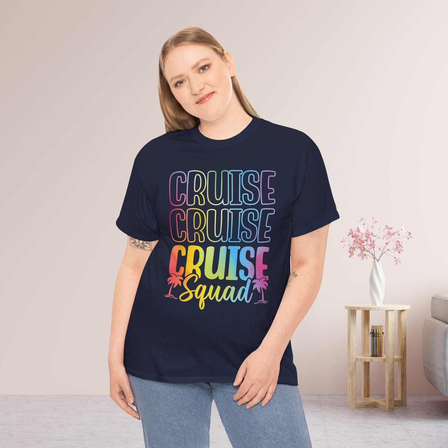 Cruise Squad Shirt - Family Cruise Vacation Heavy Cotton Tee