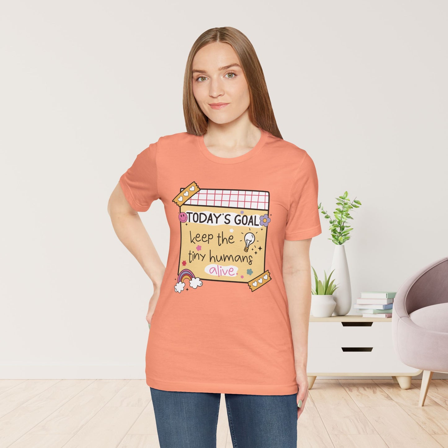 Trendy Motivational Teacher Soft Cotton Tee