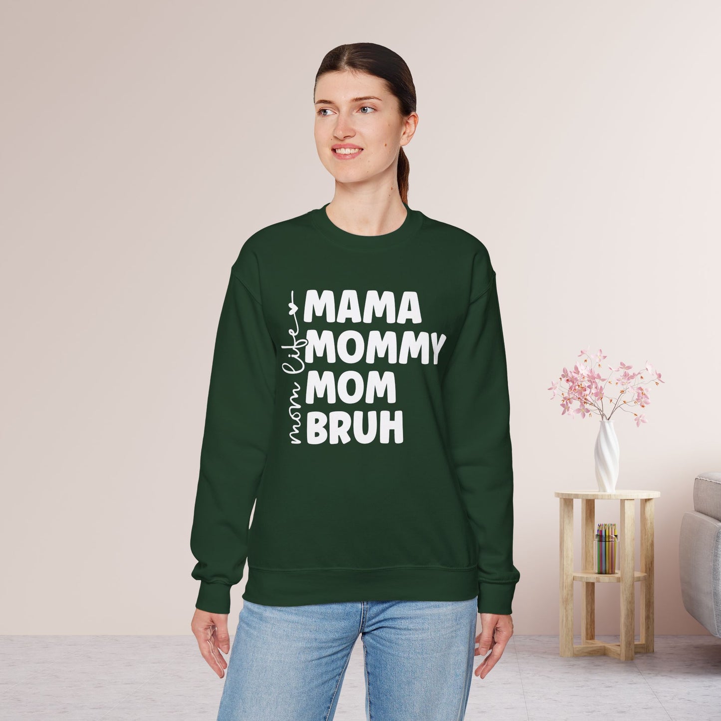 Mom Life Sweatshirt - Mama Crewneck Pullover