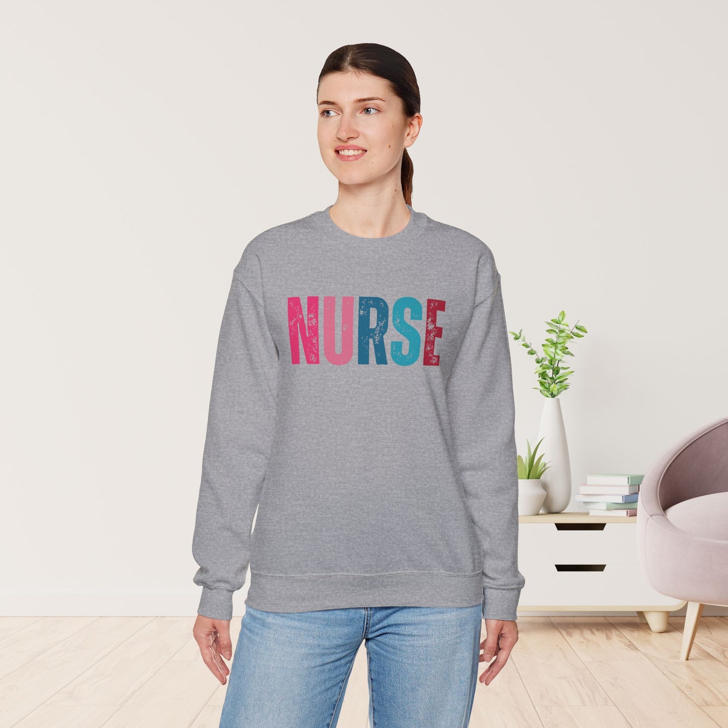 Trendy Nurse Sweatshirt for Registered Nurse