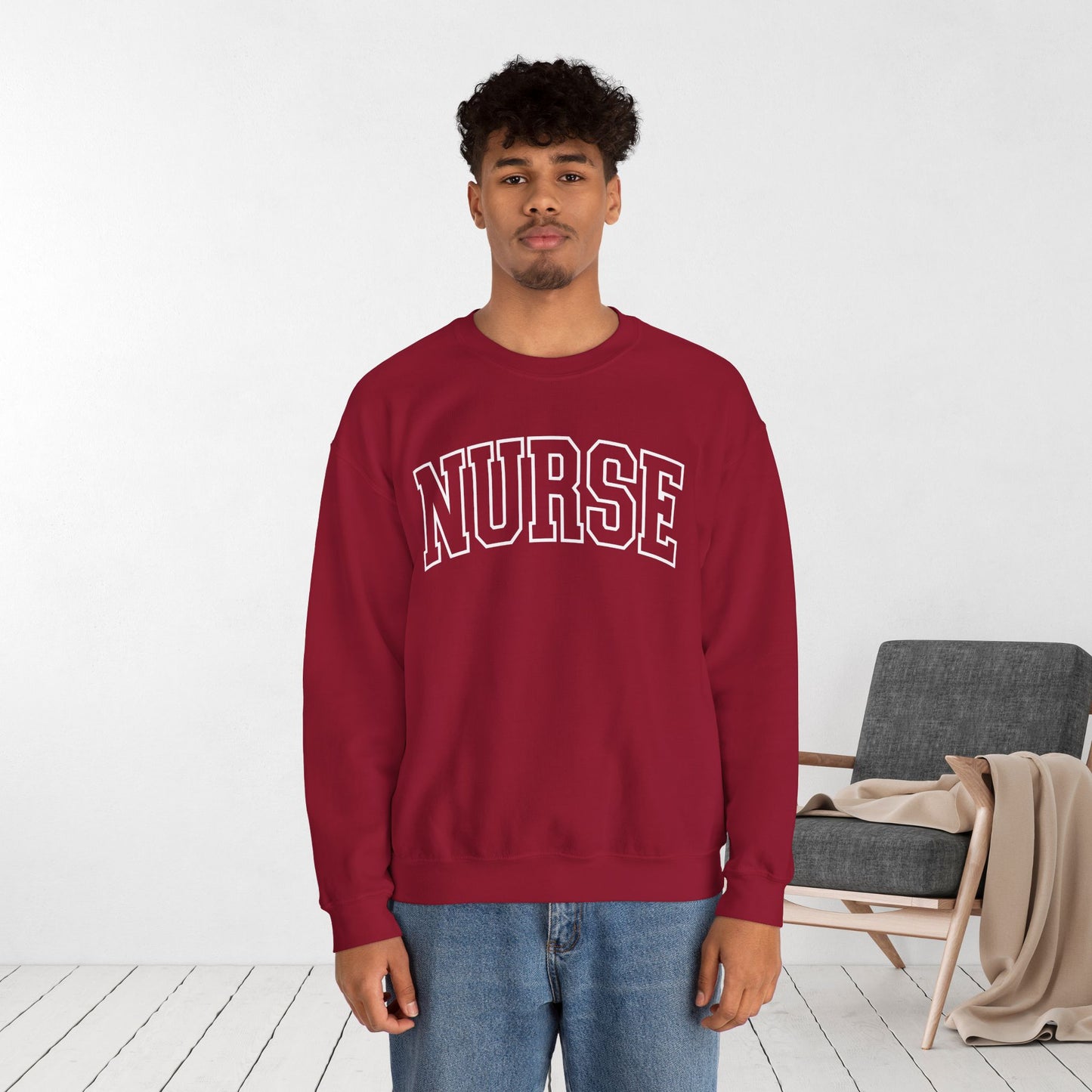 Unisex Retro Nurse Sweatshirt for Registered Nurse