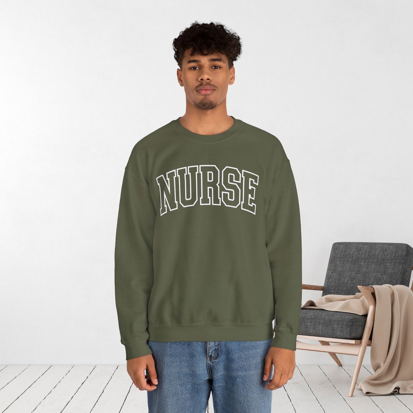 Unisex Retro Nurse Sweatshirt for Registered Nurse