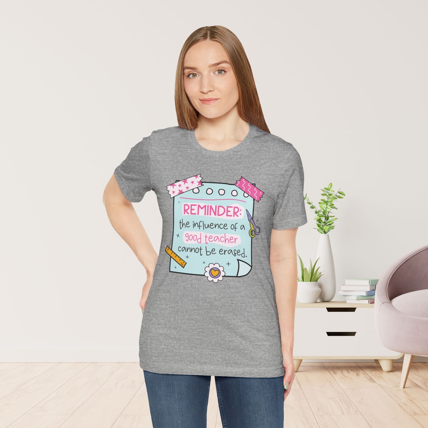Trendy Motivational Teacher Soft Cotton Tee