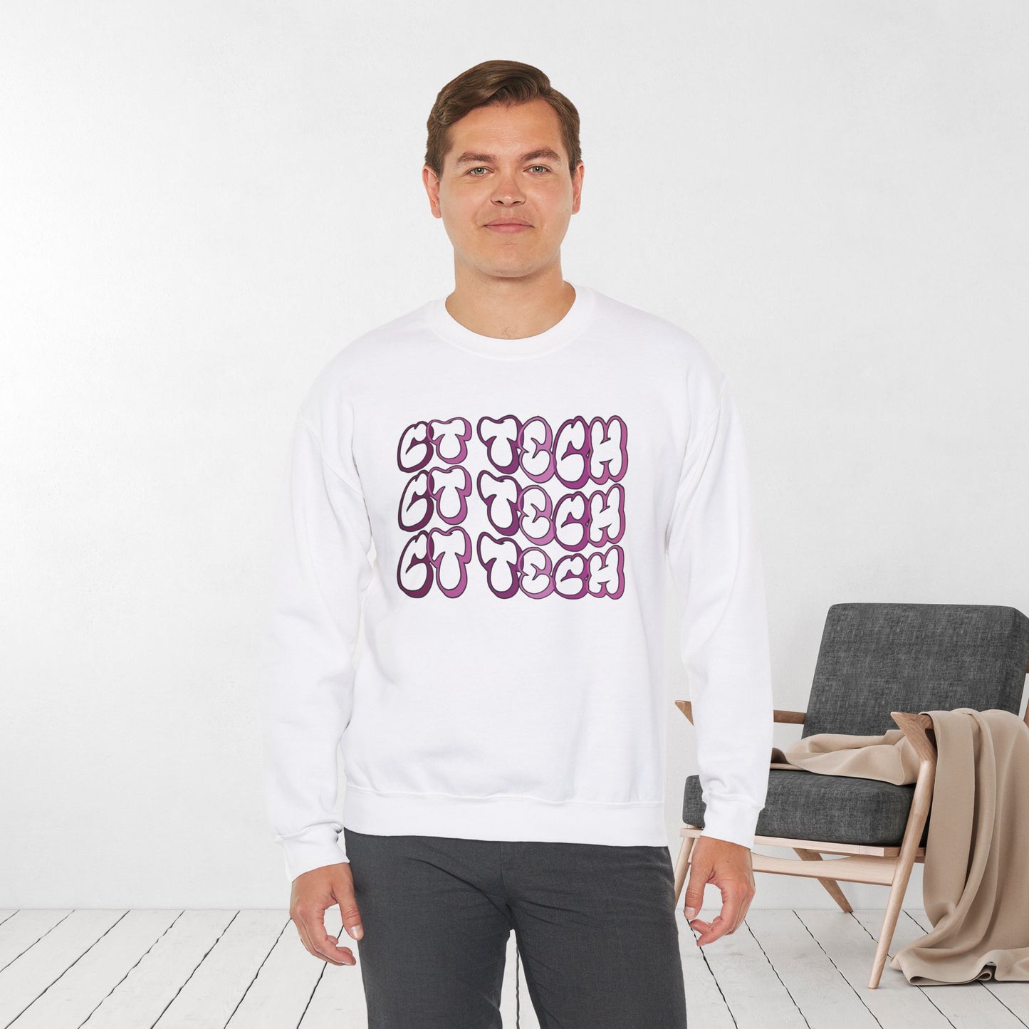 Groovy Purple CT Tech Sweatshirt - CT Technologist Sweater
