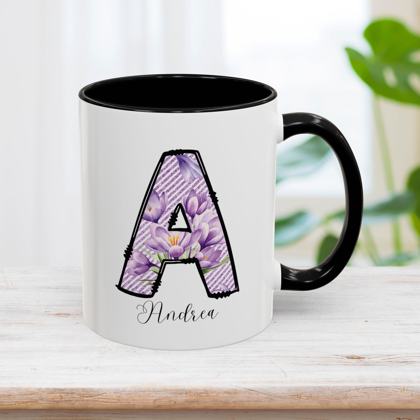 Custom Name Initial Letter Mug - Personalized Gifts A-Z
