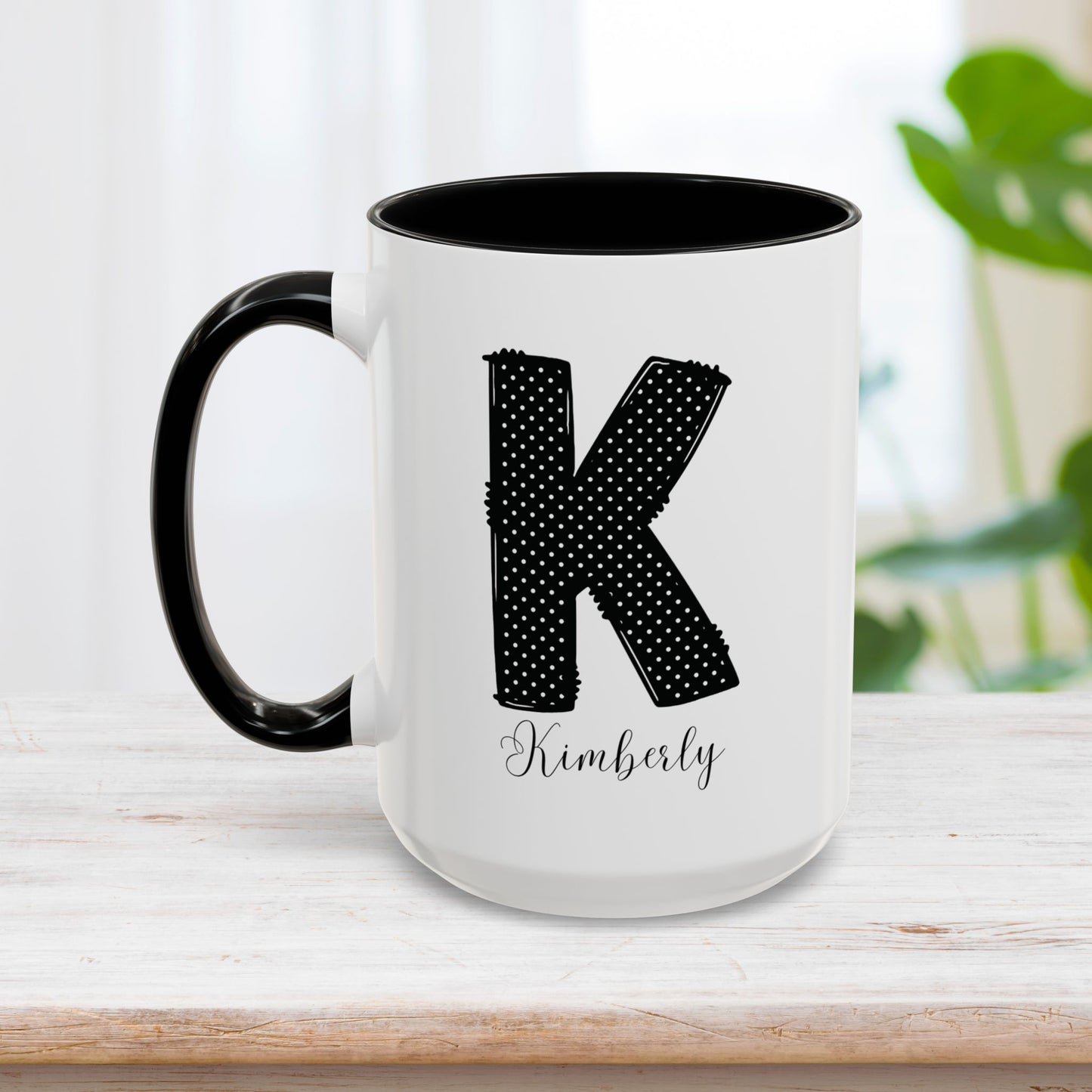 Custom Name Initial Letter Mug - Personalized Gifts A-Z