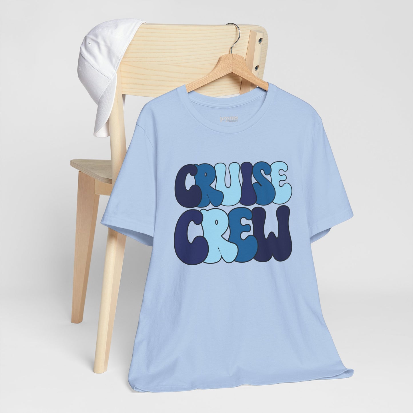 Blue Cruise Crew Shirt - Family Cruise Vacation Soft Cotton Tee