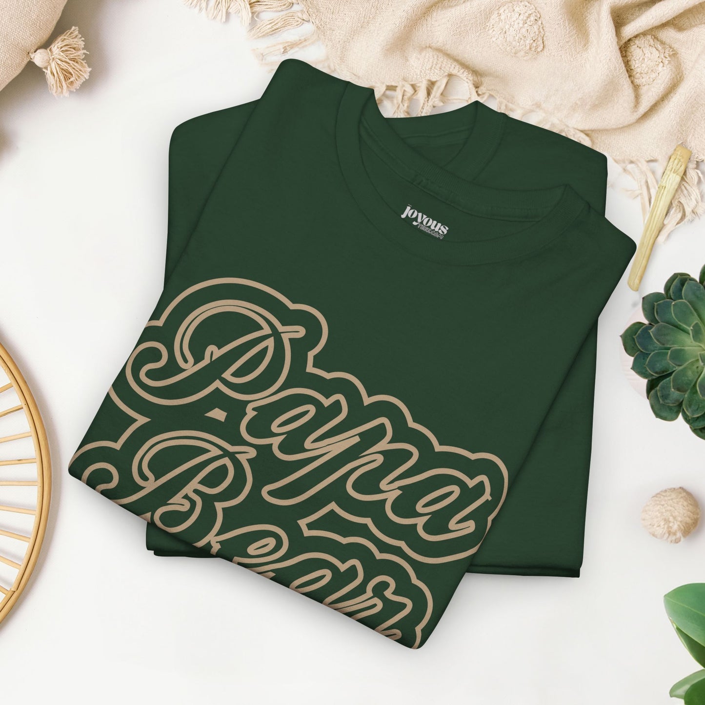 Papa Bear Heavy Cotton Tee - Gift for Dad for Father's Day