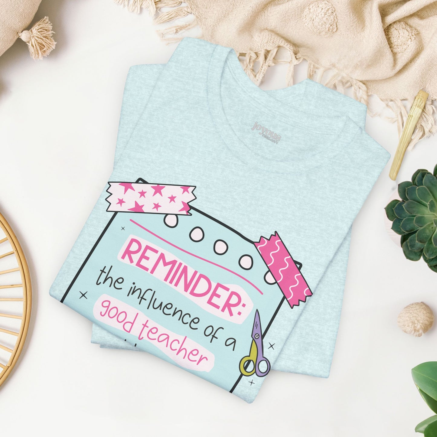 Trendy Motivational Teacher Soft Cotton Tee
