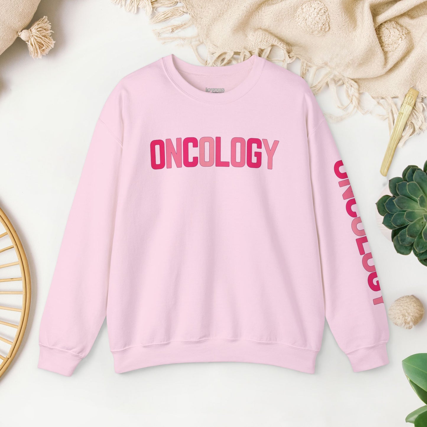 Unisex Pink Oncology Sweatshirt