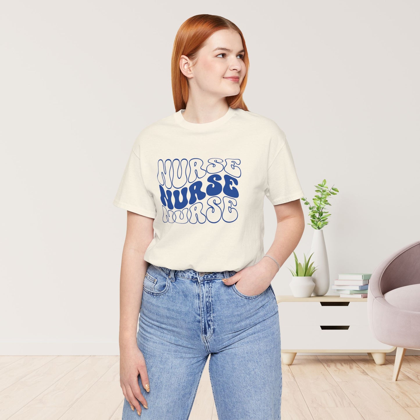 Groovy Nurse Shirt - Registered Nurse Soft Cotton Tee