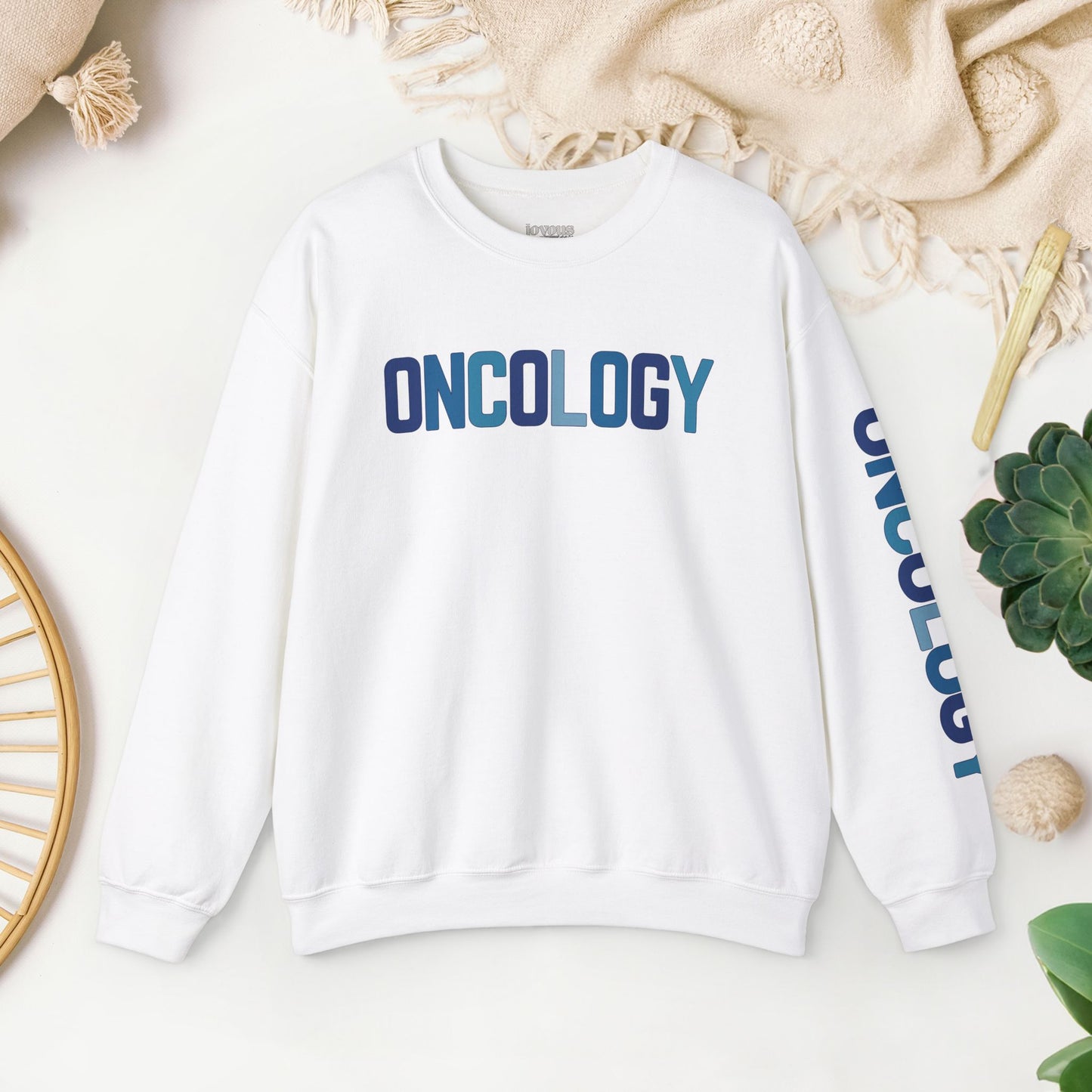 Unisex Blue Oncology Sweatshirt