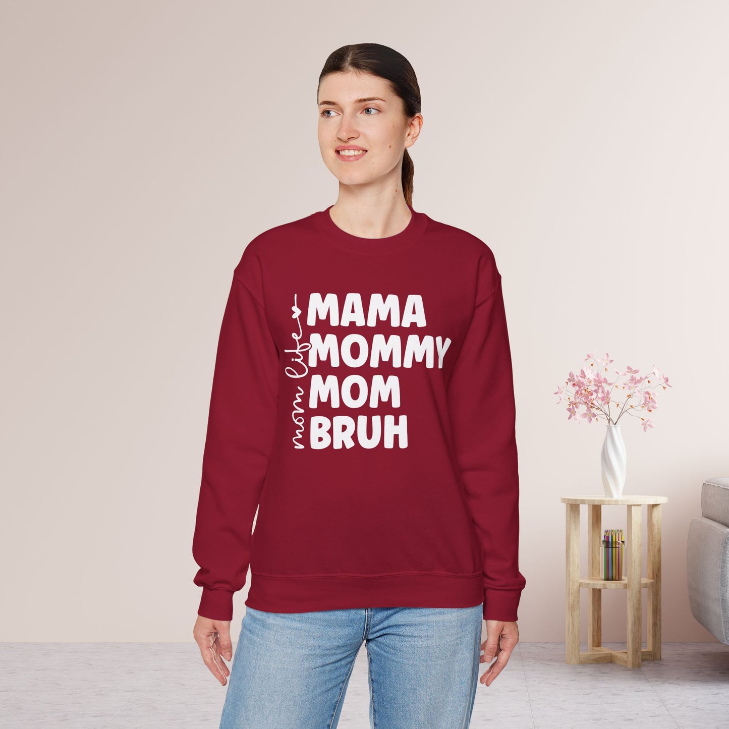 Mom Life Sweatshirt - Mama Crewneck Pullover
