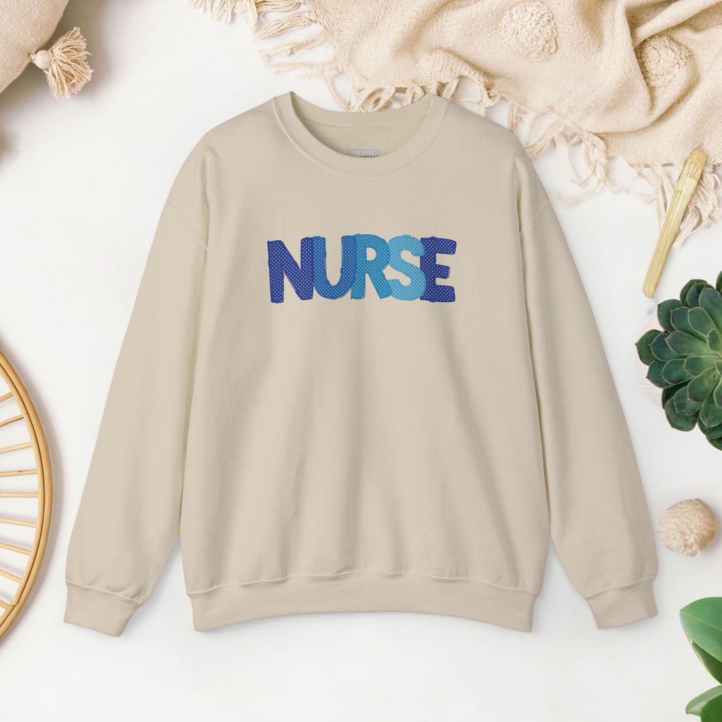 Polka Dot Nurse Sweatshirt - Registered Nurse Sweatshirt