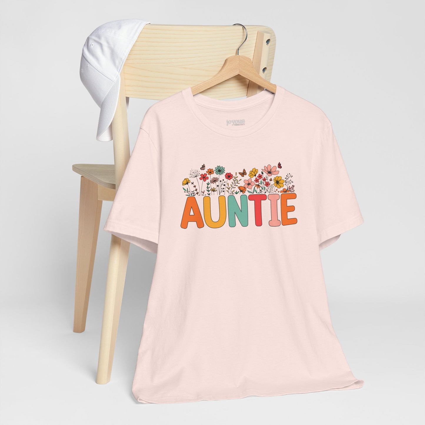Spring Floral Auntie Soft Cotton Tee