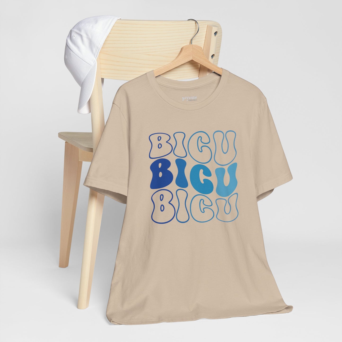 Groovy Blue BICU Shirt - Burn ICU Nurse Soft Cotton Tee