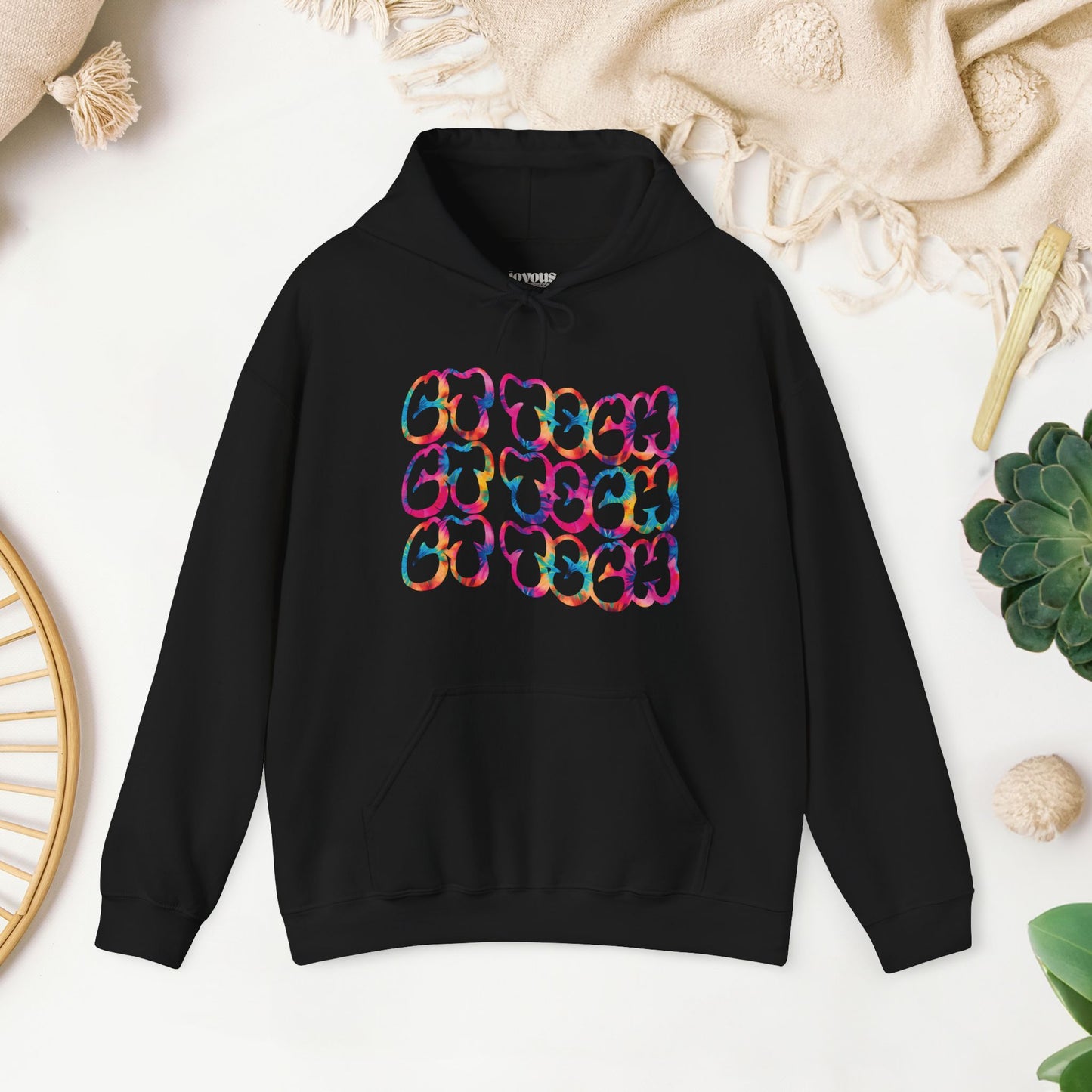 Tie Dye Groovy CT Tech Hoodie - CT Technologist Hoodie