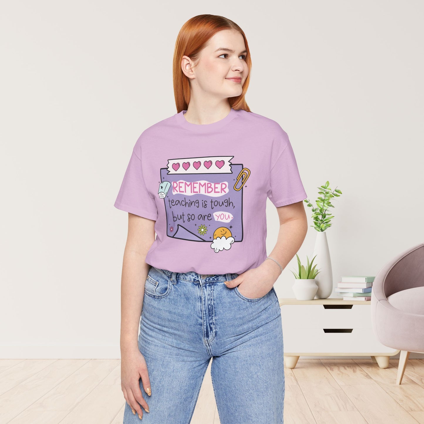 Trendy Motivational Teacher Soft Cotton Tee