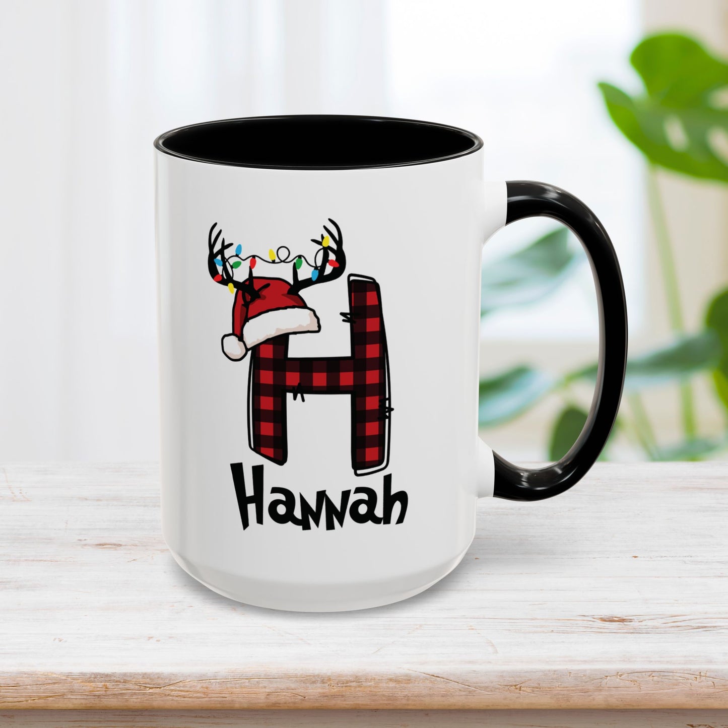 Custom Name Christmas Initial Letter Mug - Personalized Christmas Gifts A-Z