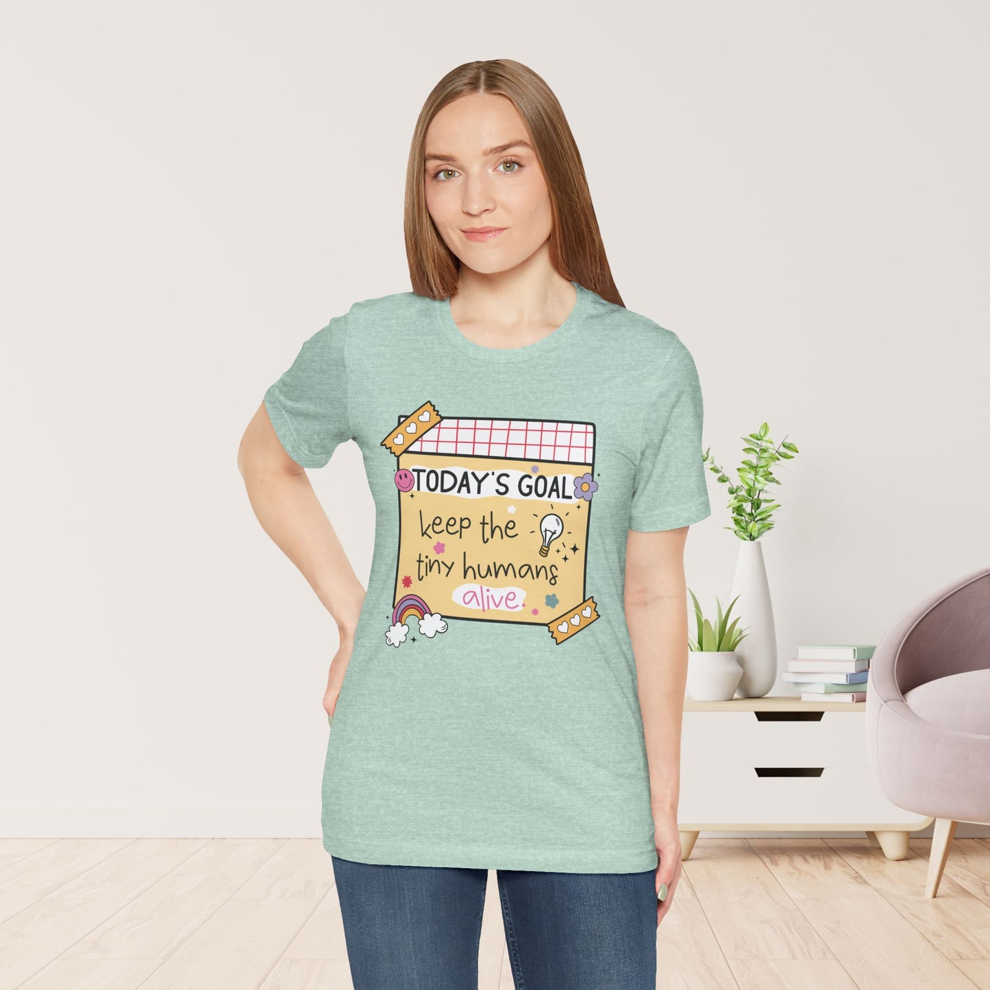 Trendy Motivational Teacher Soft Cotton Tee