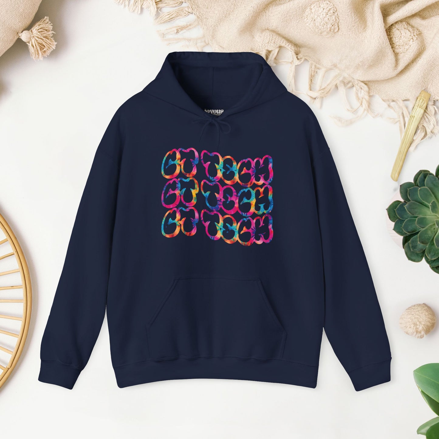 Tie Dye Groovy CT Tech Hoodie - CT Technologist Hoodie