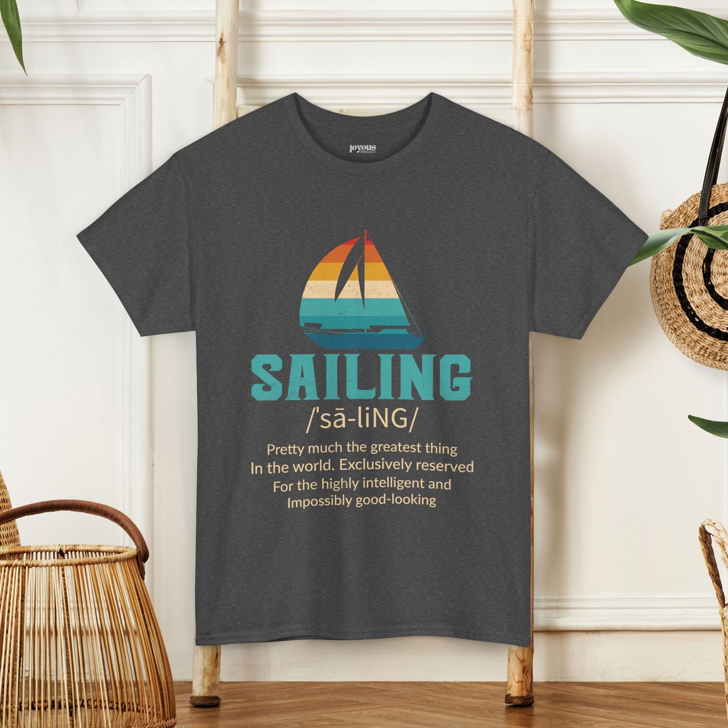 Funny Sailing T-Shirt - Unisex Nautical Heavy Cotton Tee