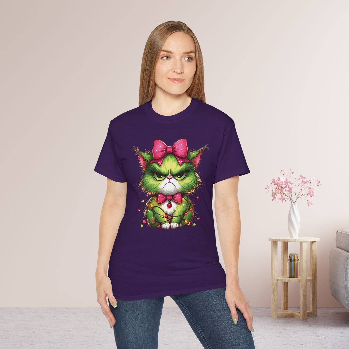 Grumpy Christmas Cat Ultra Cotton Tee