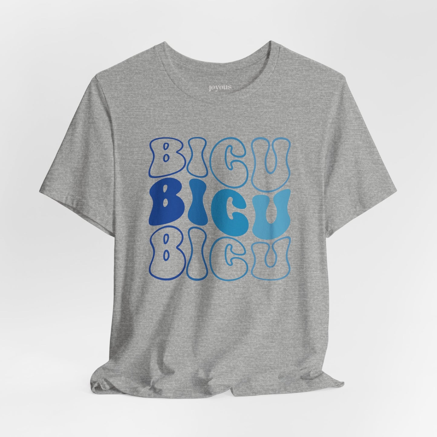 Groovy Blue BICU Shirt - Burn ICU Nurse Soft Cotton Tee