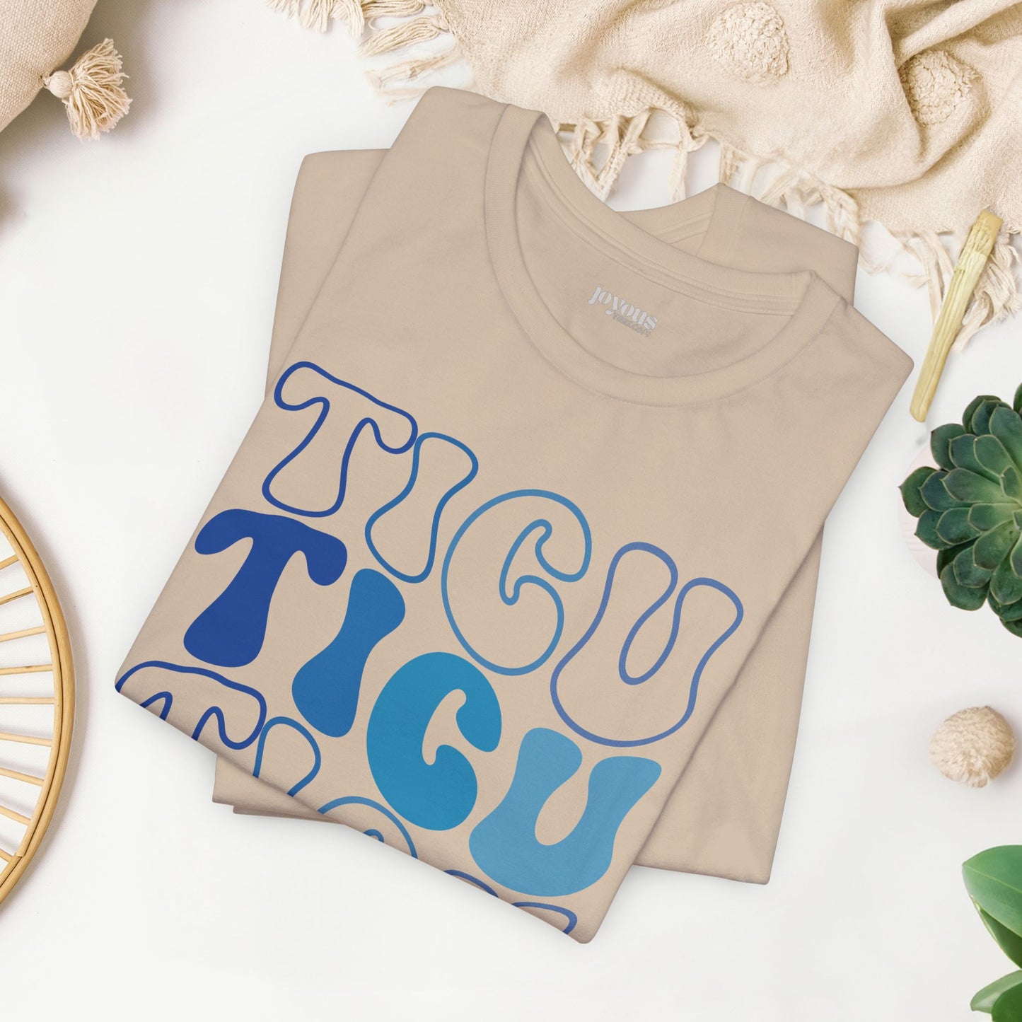 Groovy Blue TICU Shirt - Trauma ICU Nurse Soft Cotton Tee