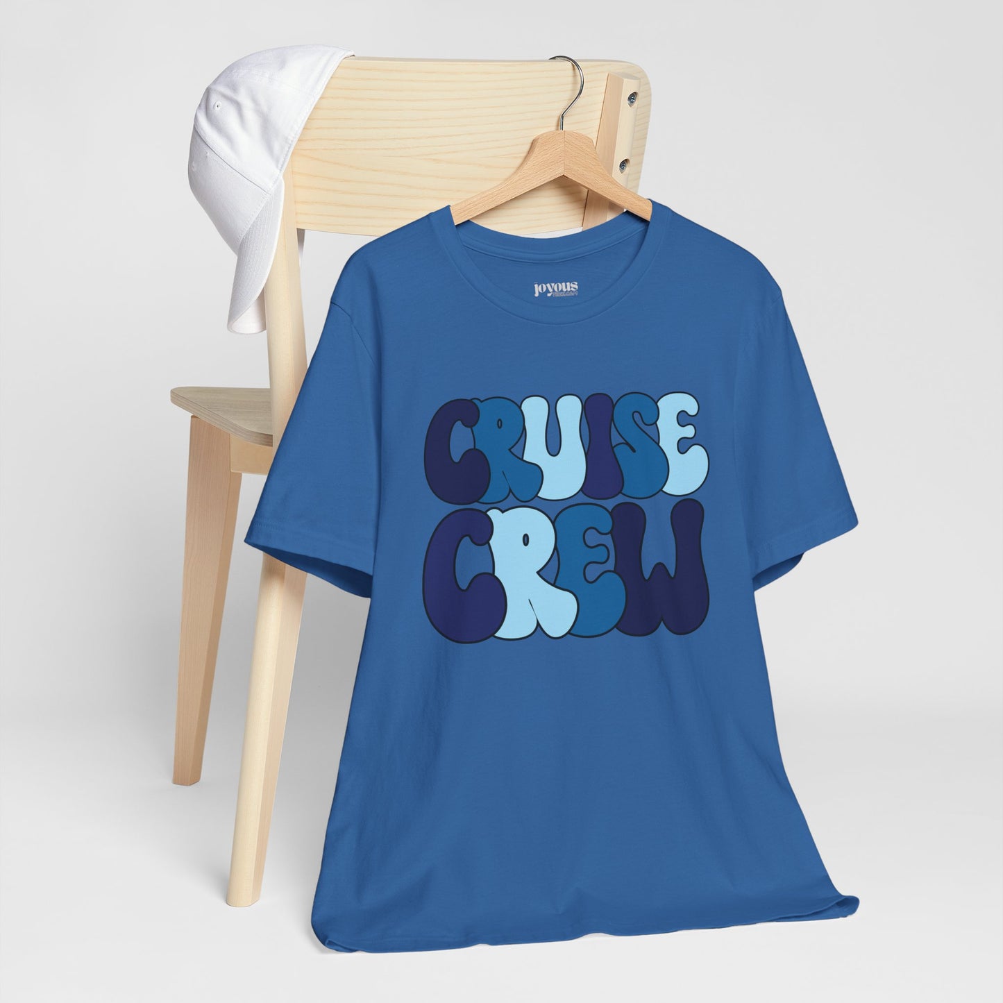 Blue Cruise Crew Shirt - Family Cruise Vacation Soft Cotton Tee