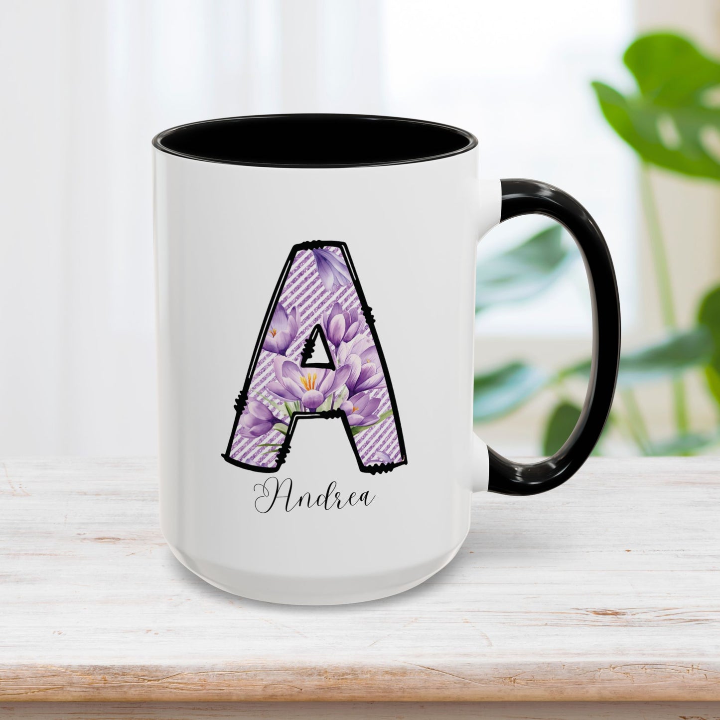 Custom Name Initial Letter Mug - Personalized Gifts A-Z