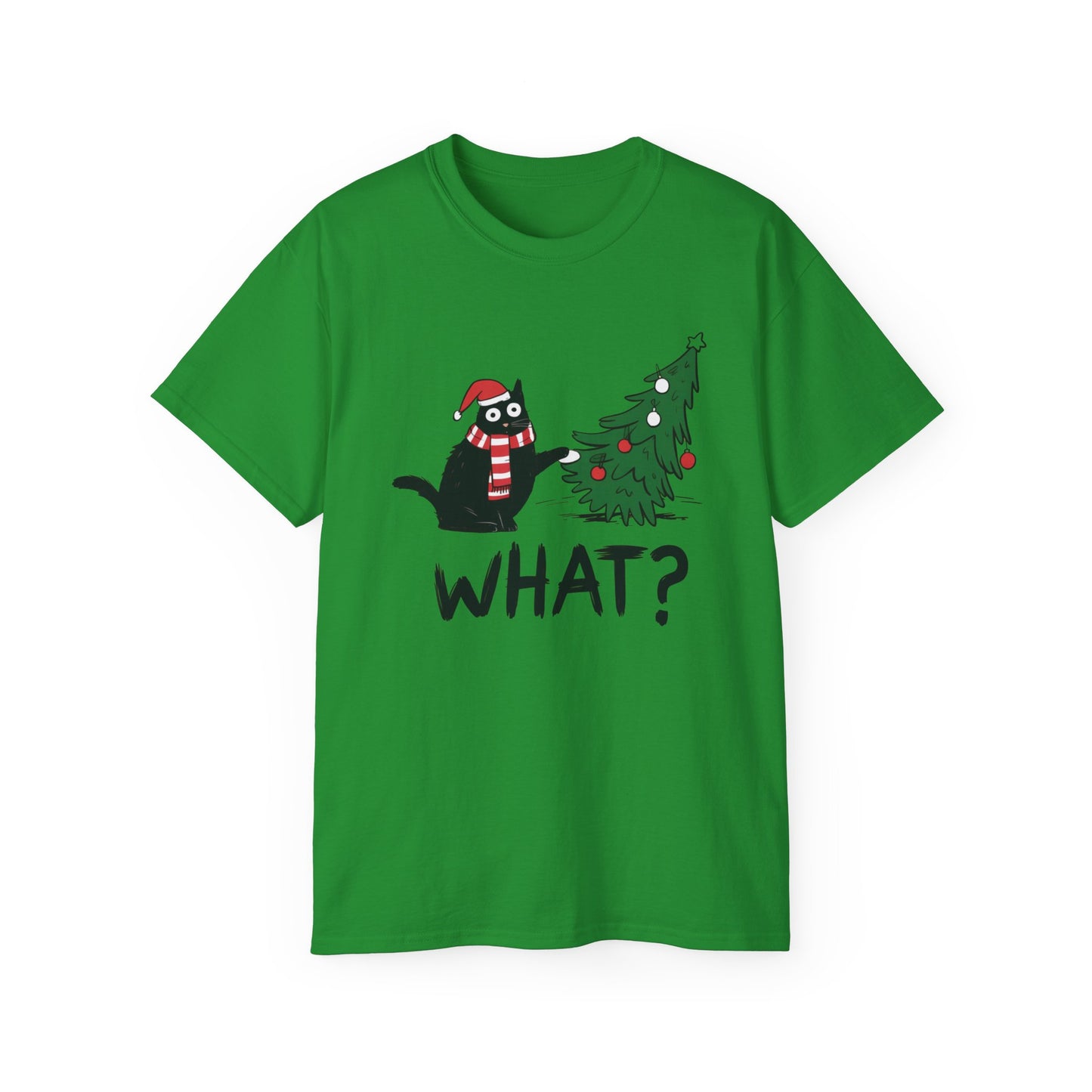 Funny Christmas Cat Ultra Cotton Tee
