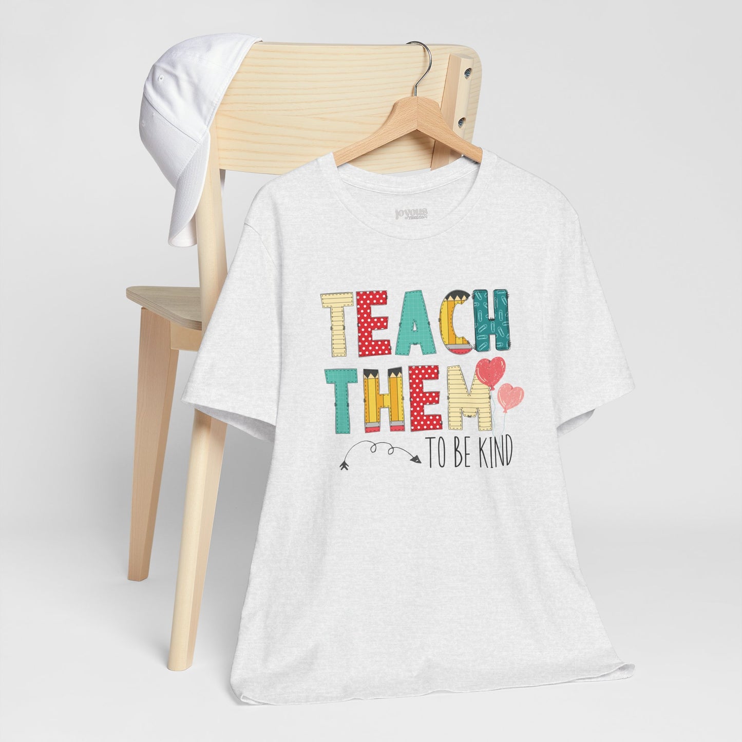 Teach Them to Be Kind Teacher Soft Cotton Tee