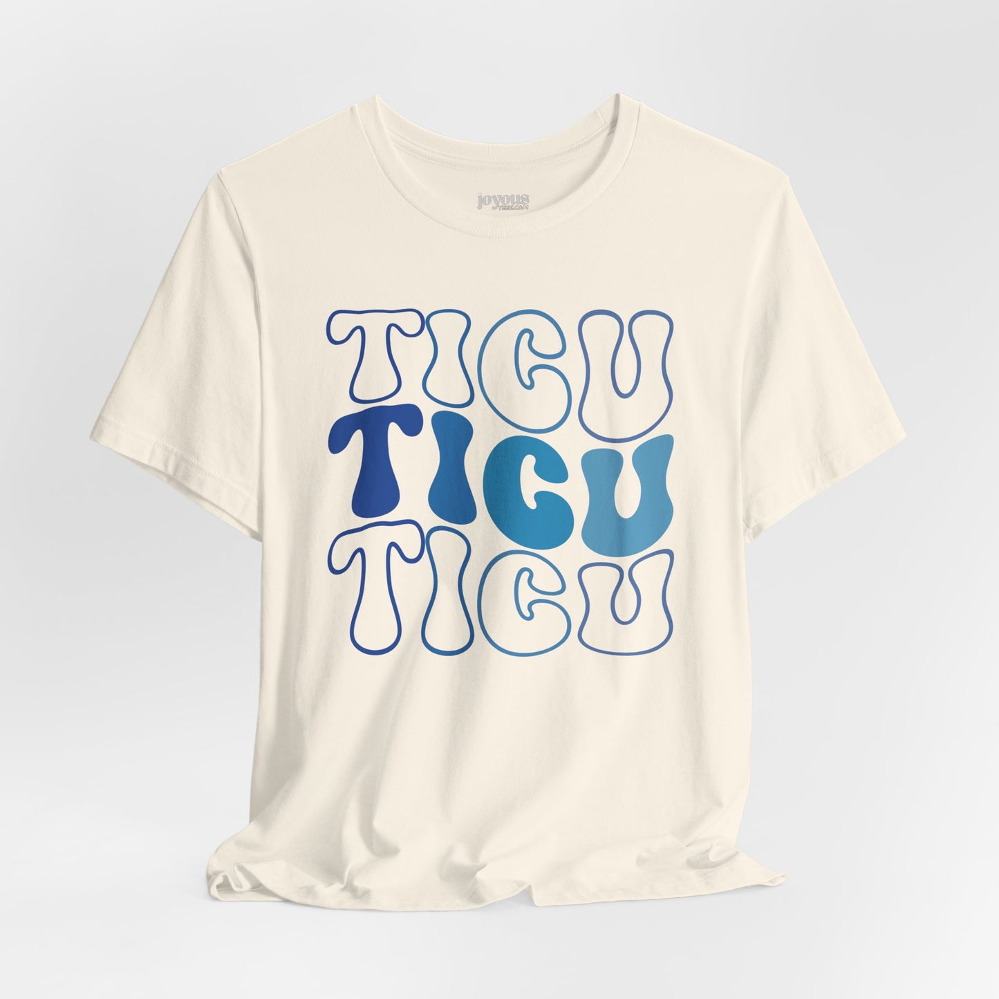 Groovy Blue TICU Shirt - Trauma ICU Nurse Soft Cotton Tee
