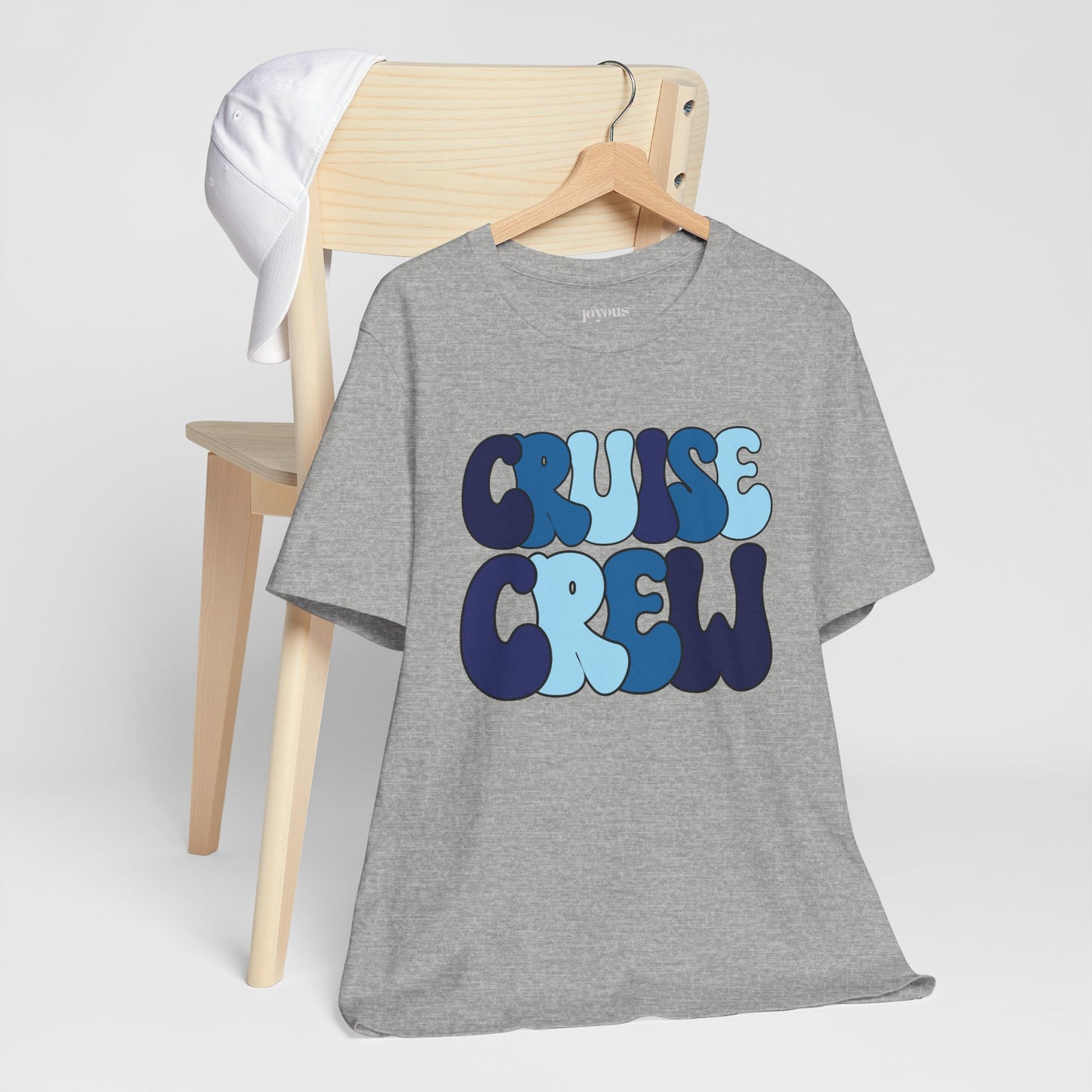 Blue Cruise Crew Shirt - Family Cruise Vacation Soft Cotton Tee
