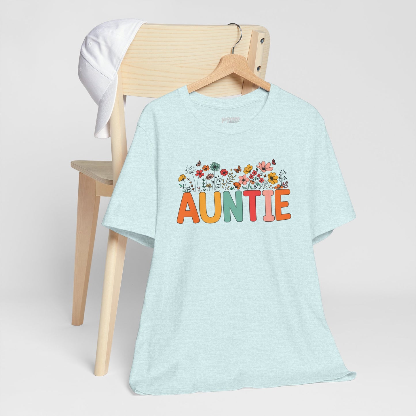 Spring Floral Auntie Soft Cotton Tee