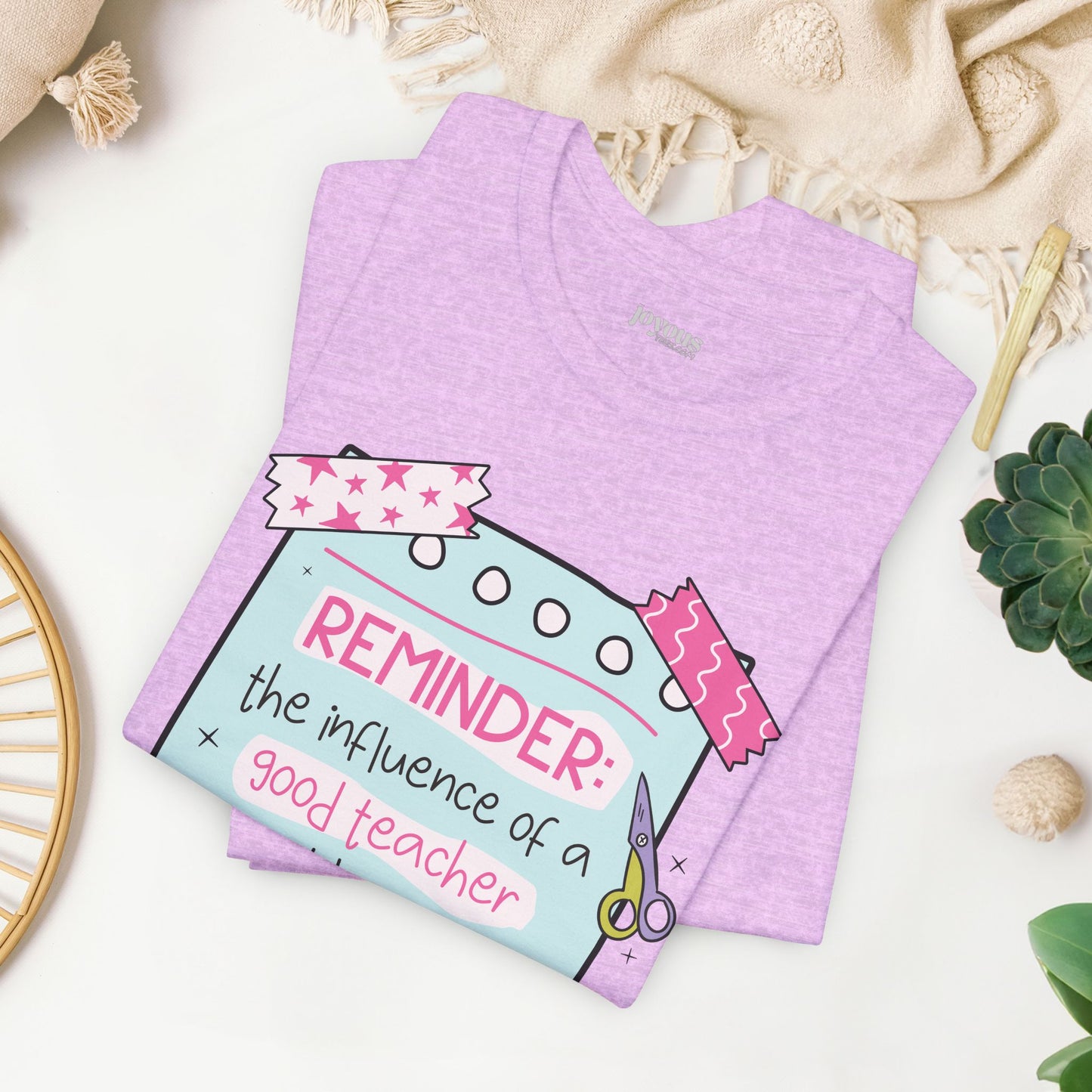 Trendy Motivational Teacher Soft Cotton Tee