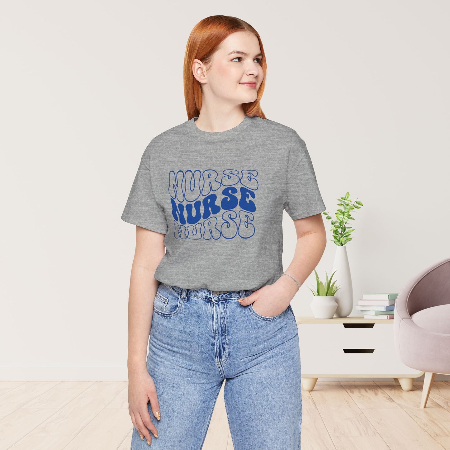 Groovy Nurse Shirt - Registered Nurse Soft Cotton Tee
