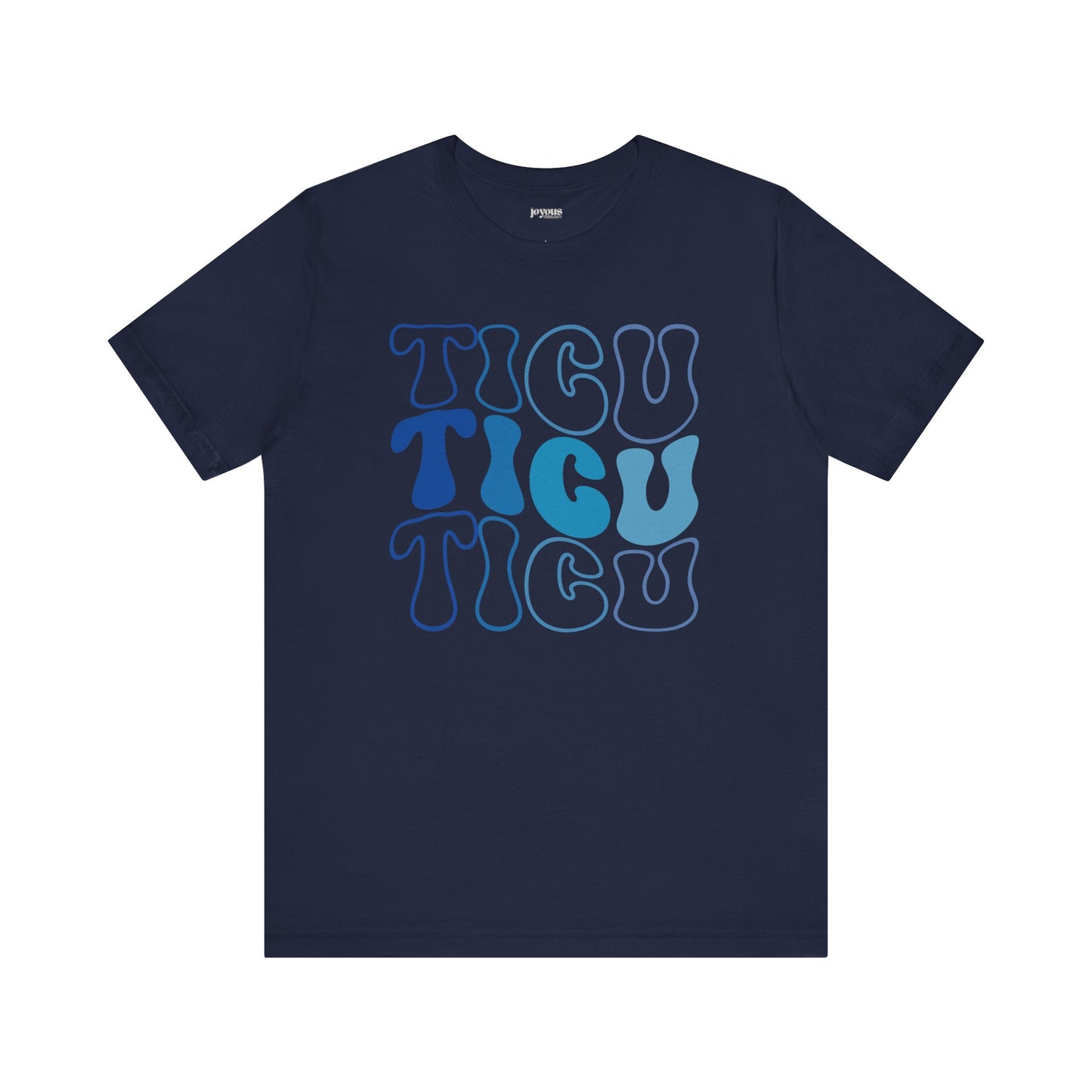 Groovy Blue TICU Shirt - Trauma ICU Nurse Soft Cotton Tee