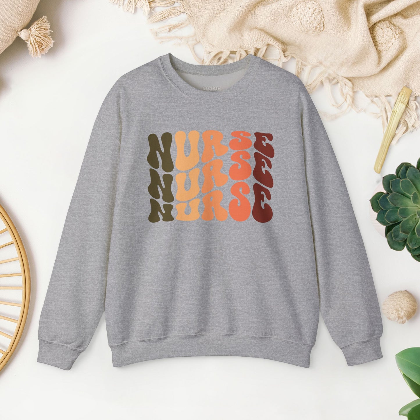 Groovy Registered Nurse Sweatshirt