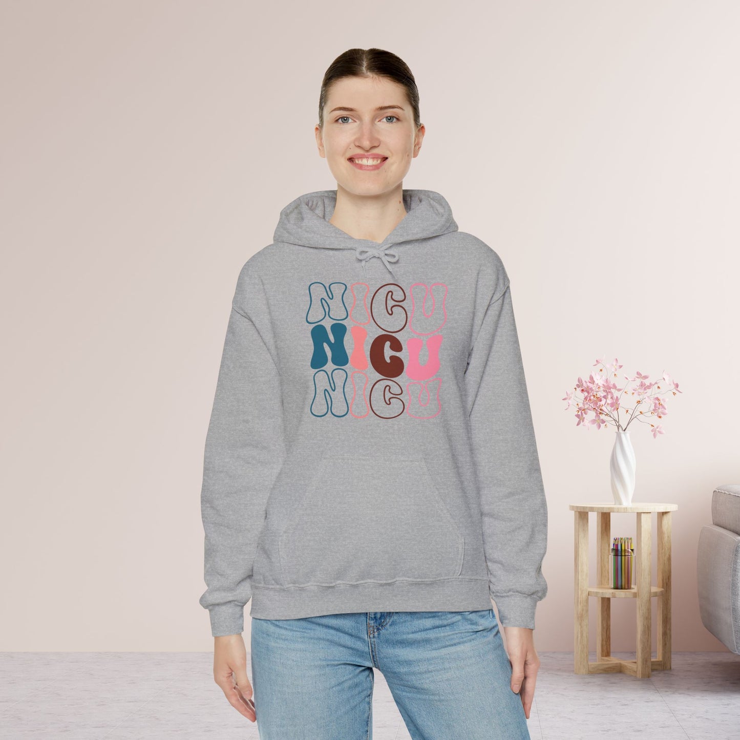 Groovy NICU Hoodie - Neonatal ICU Nurse Hoodie