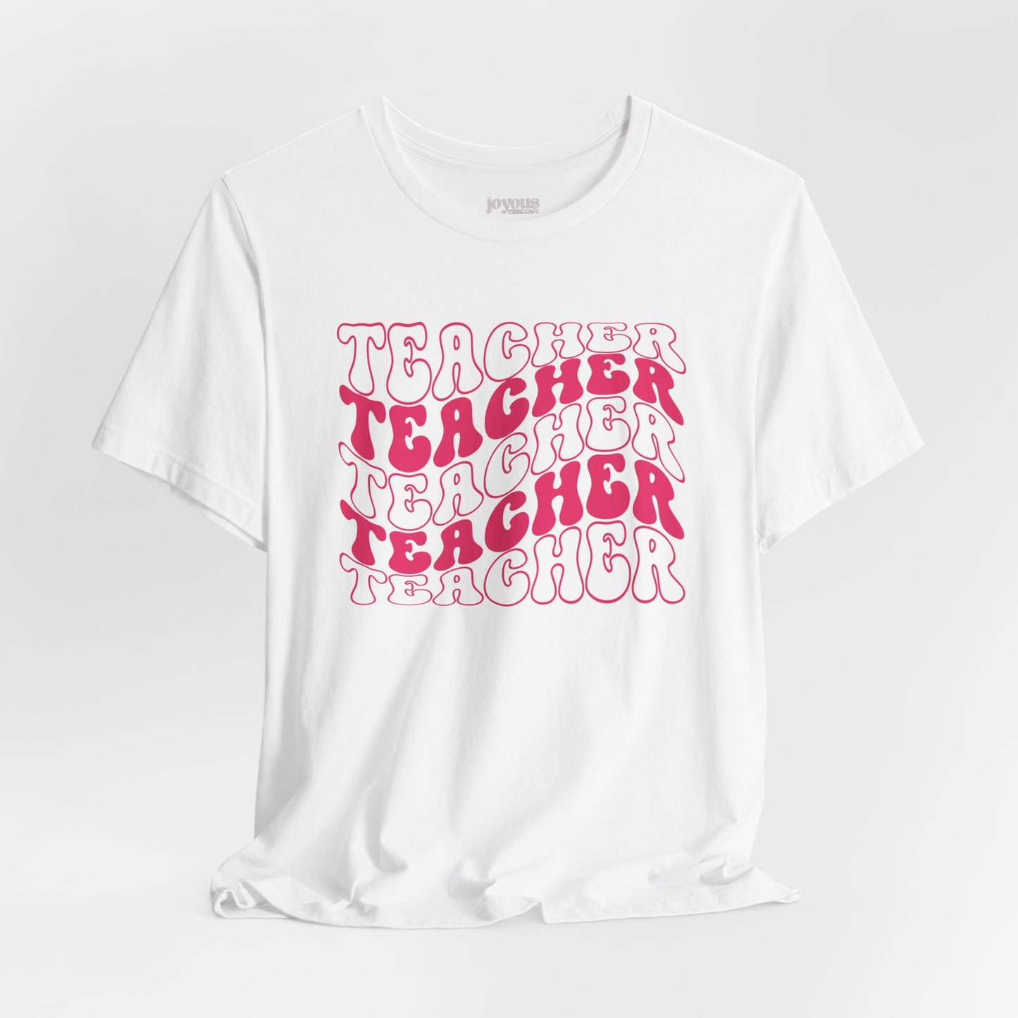 Groovy Trendy Teacher Soft Cotton Tee for School Teachers