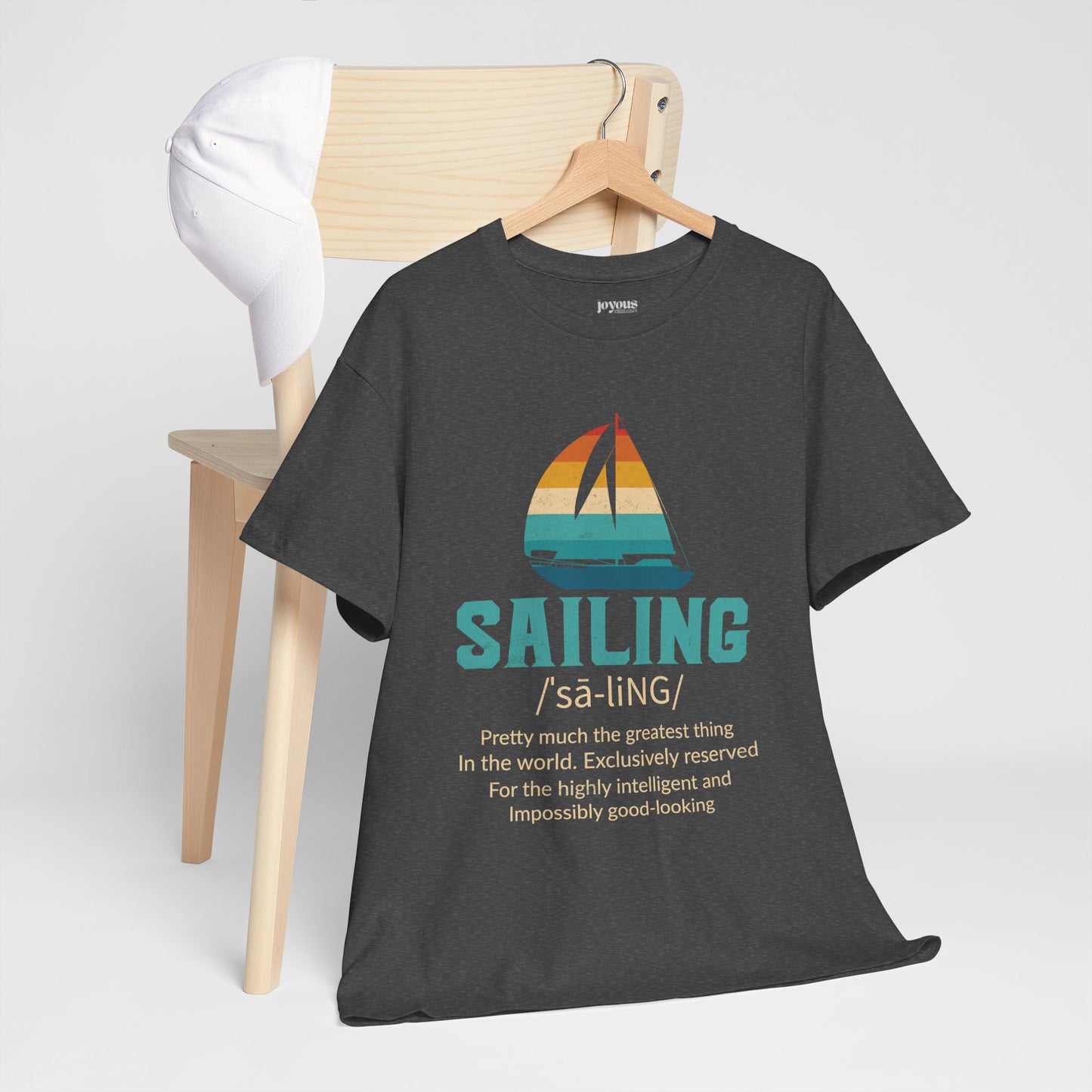 Funny Sailing T-Shirt - Unisex Nautical Heavy Cotton Tee